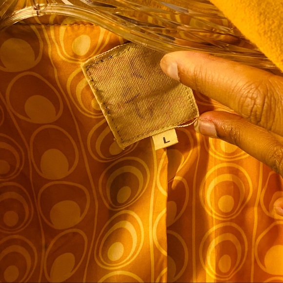 Yellow Pea Coat - Picture 4 of 4